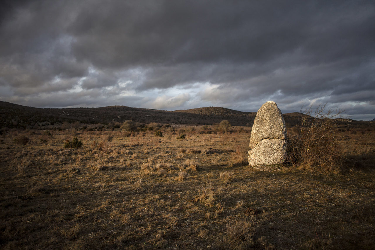 menhir de la plaine du coulet larzac